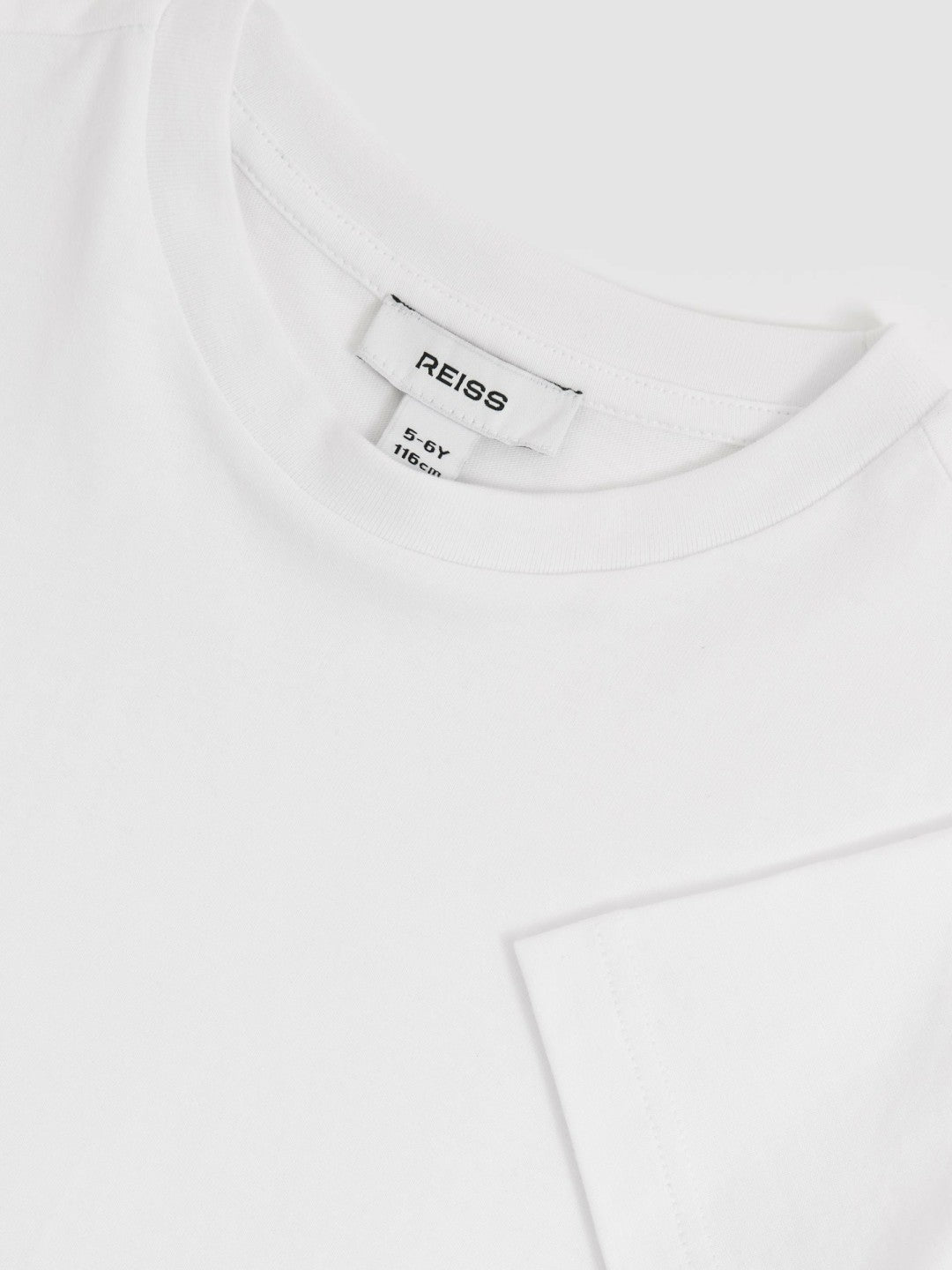 3-9 yrs Cotton Crew-Neck T-Shirt White | Children