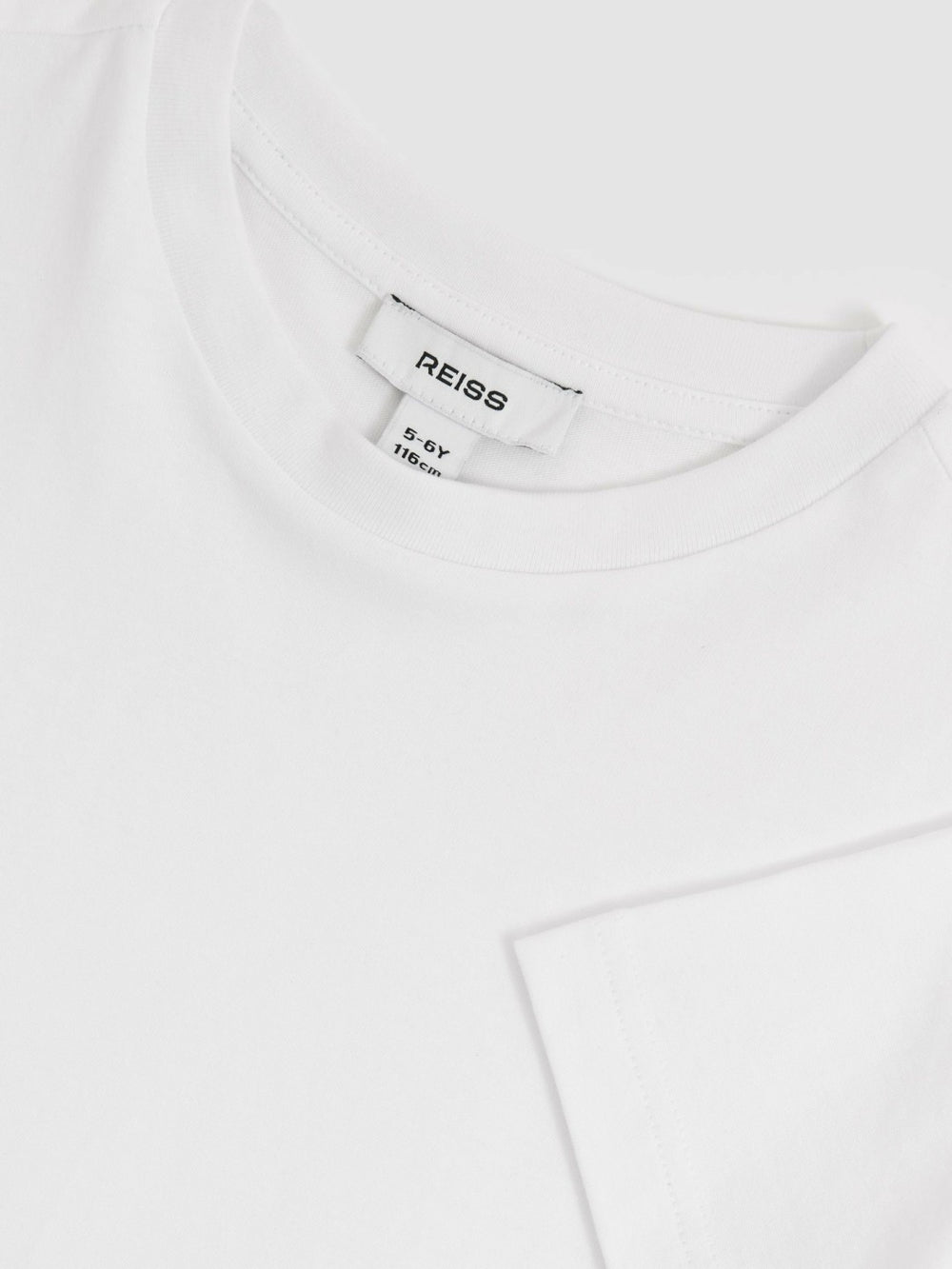 3-9 yrs Cotton Crew-Neck T-Shirt White | Children
