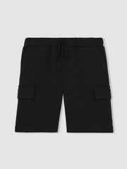 3-9 yrs Interlock-Jersey Cargo Shorts Navy | Children