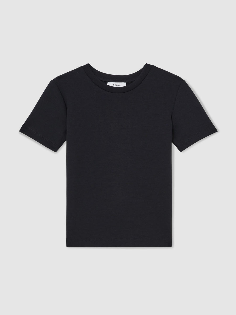 3-9 yrs Interlock-Jersey Crew-Neck T-Shirt Navy | Children