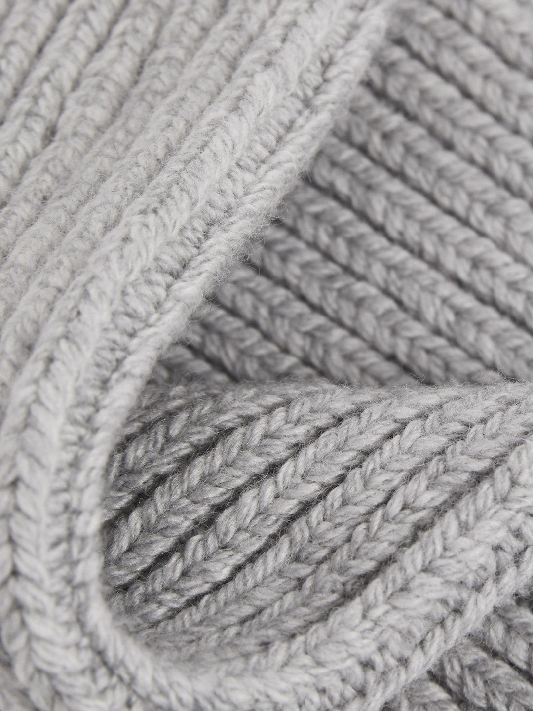 Rib-Knit Socks With Cashmere Grey | Womens