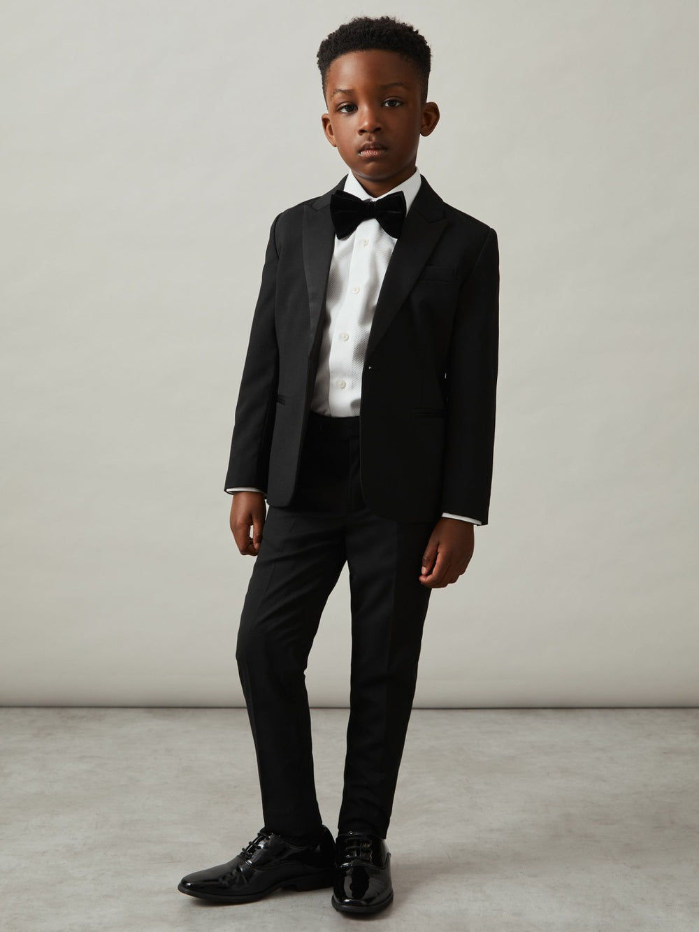 3-9 yrs Cotton Slim-Fit Dinner Shirt White | Children