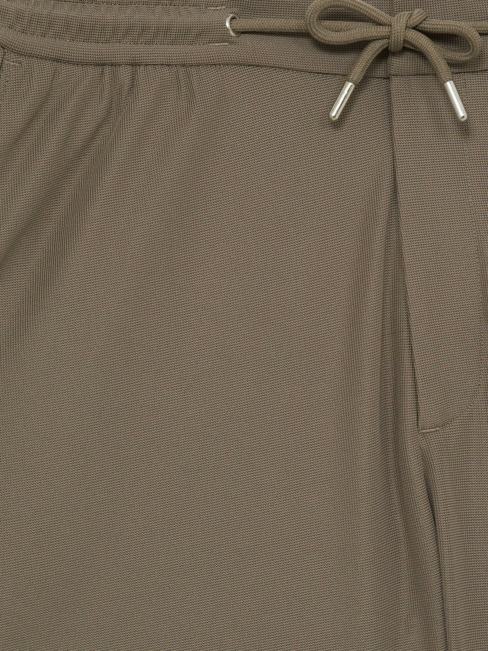 Textured Drawstring Shorts Mocha Brown | Mens