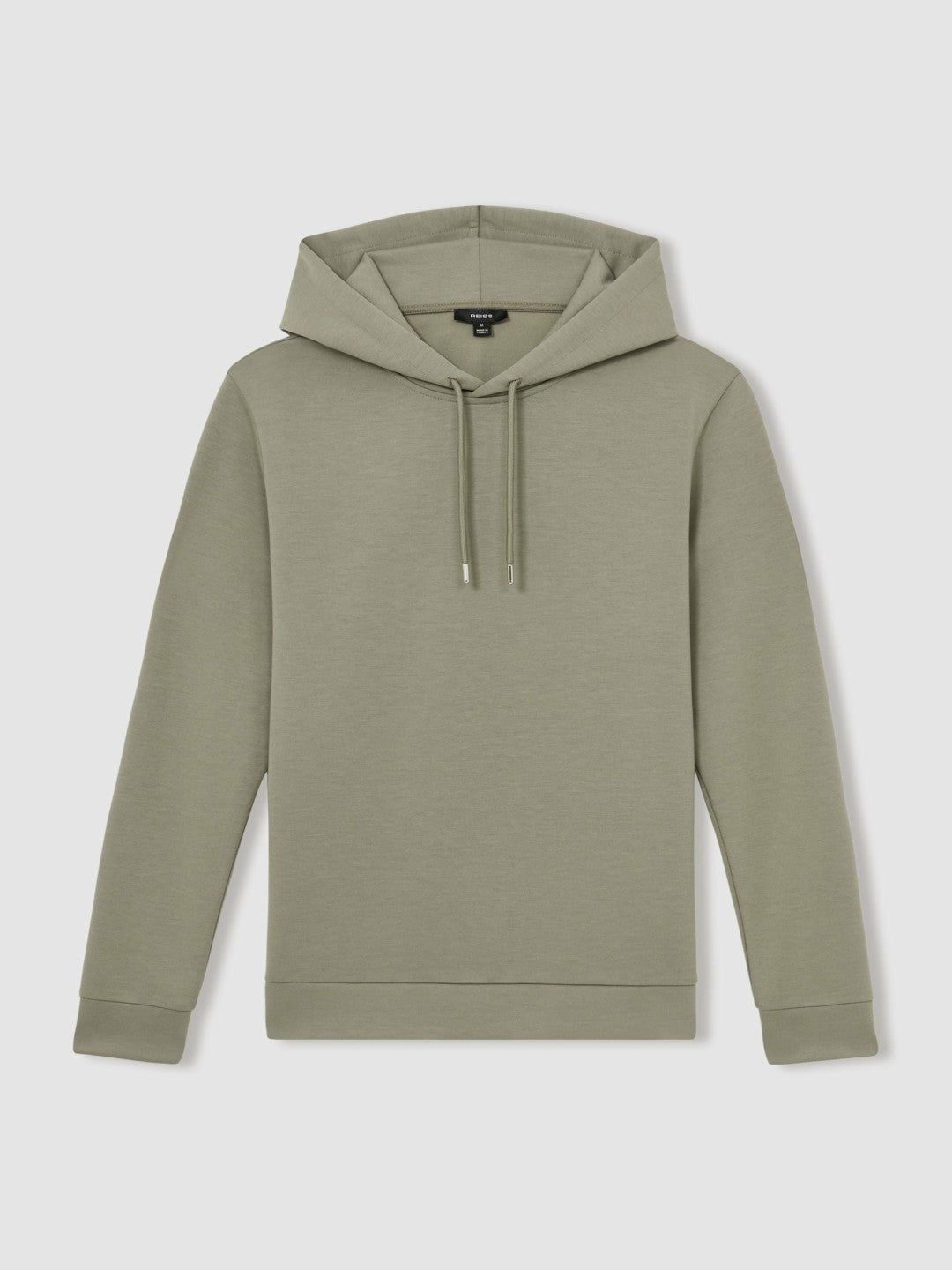 Interlock Jersey Drawstring Hoodie Sage | Mens
