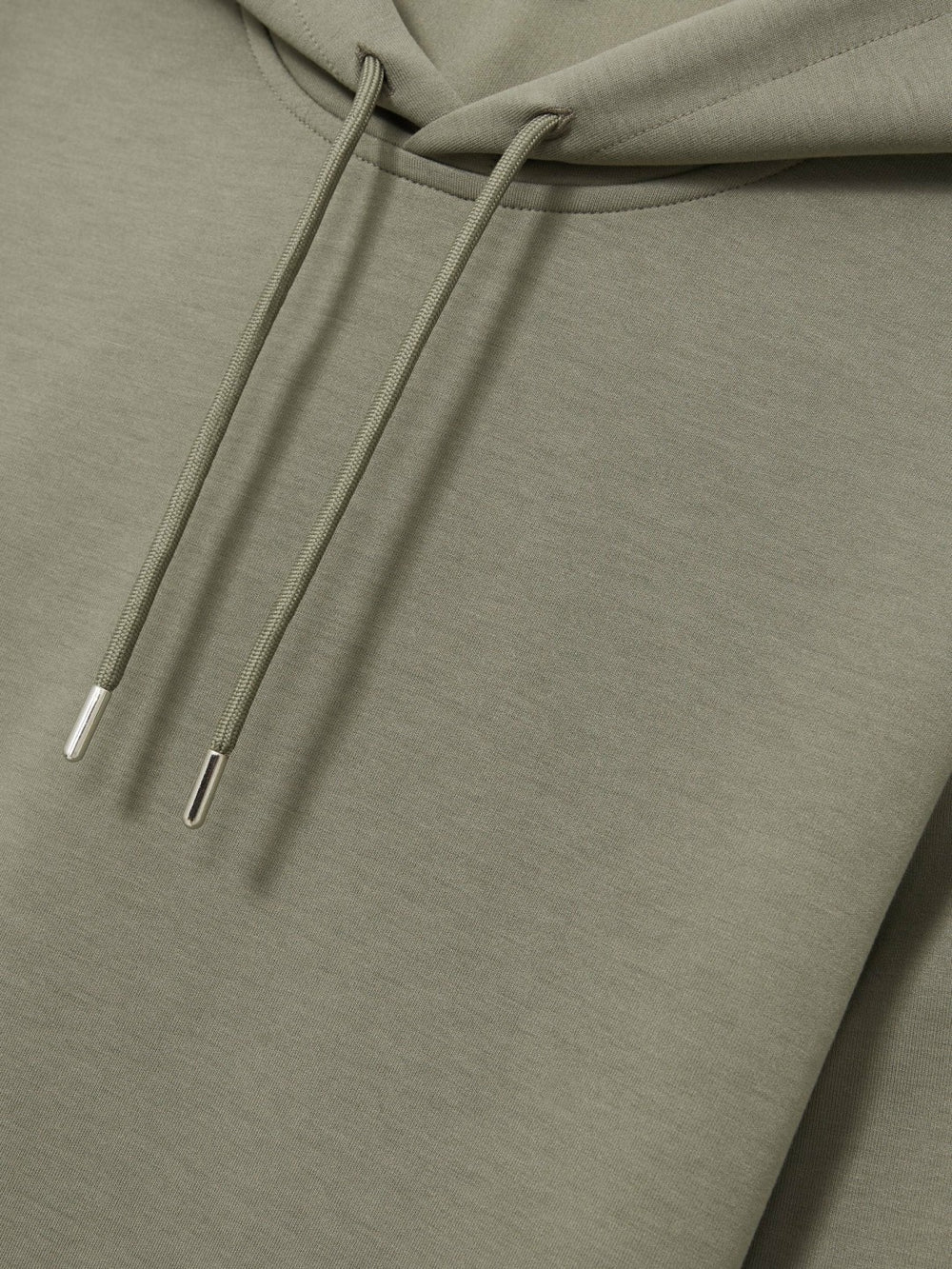 Interlock Jersey Drawstring Hoodie Sage | Mens