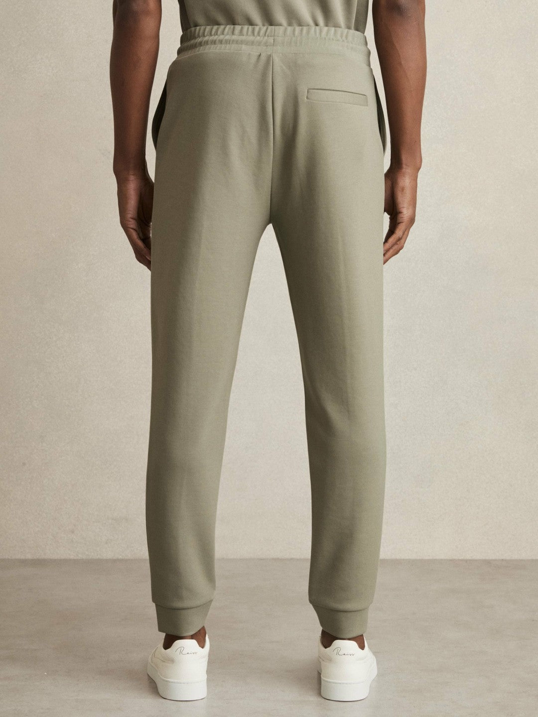 Drawstring Jersey Joggers Sage | Mens