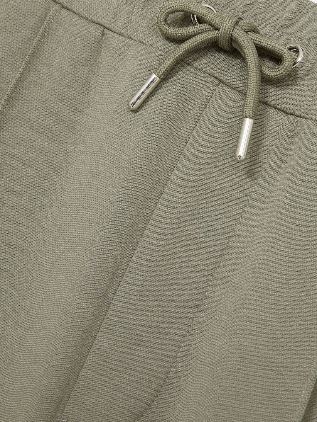 Drawstring Jersey Joggers Sage | Mens