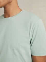 Cotton Crew Neck T-Shirt  | Mens