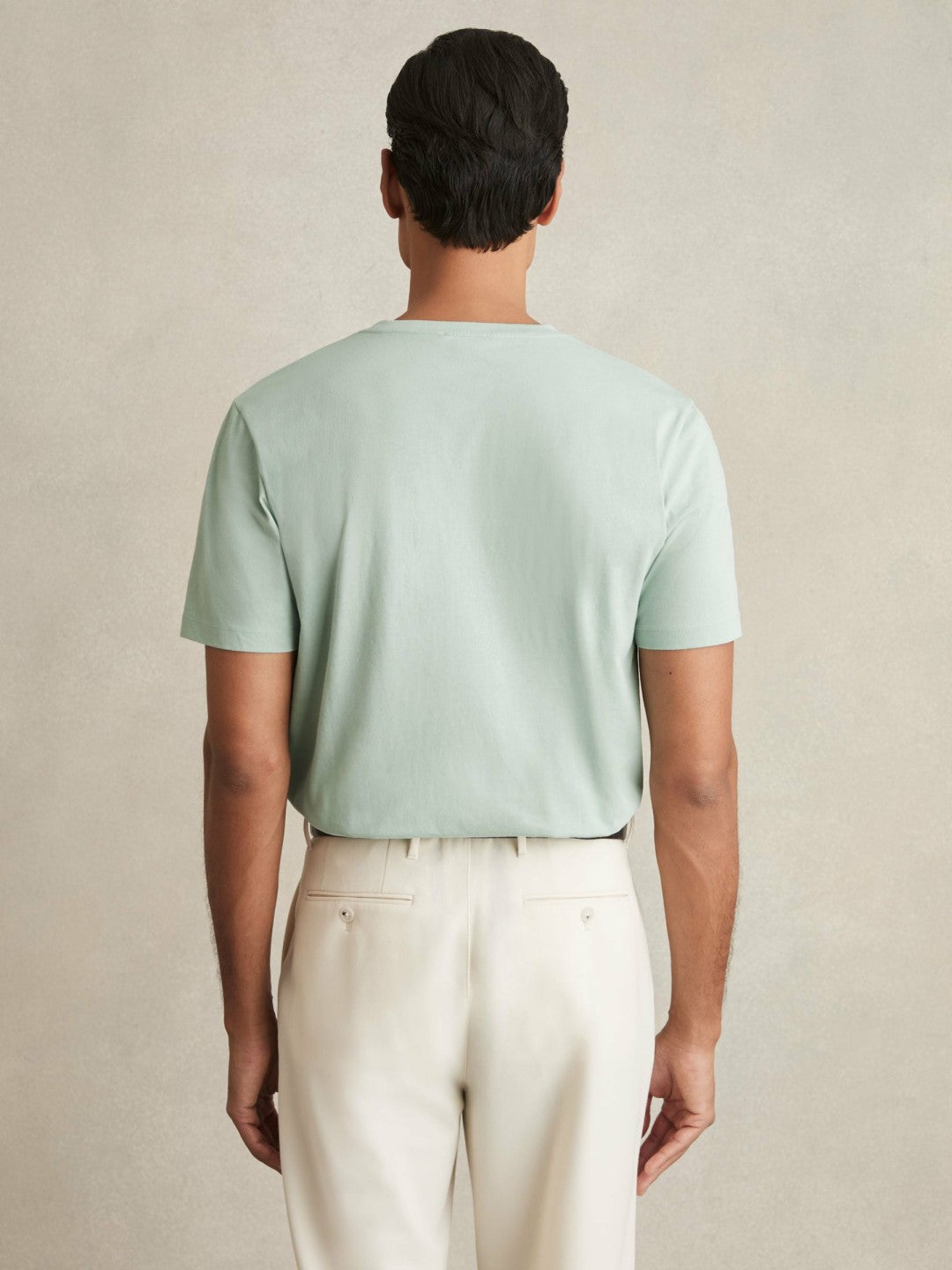 Cotton Crew Neck T-Shirt  | Mens