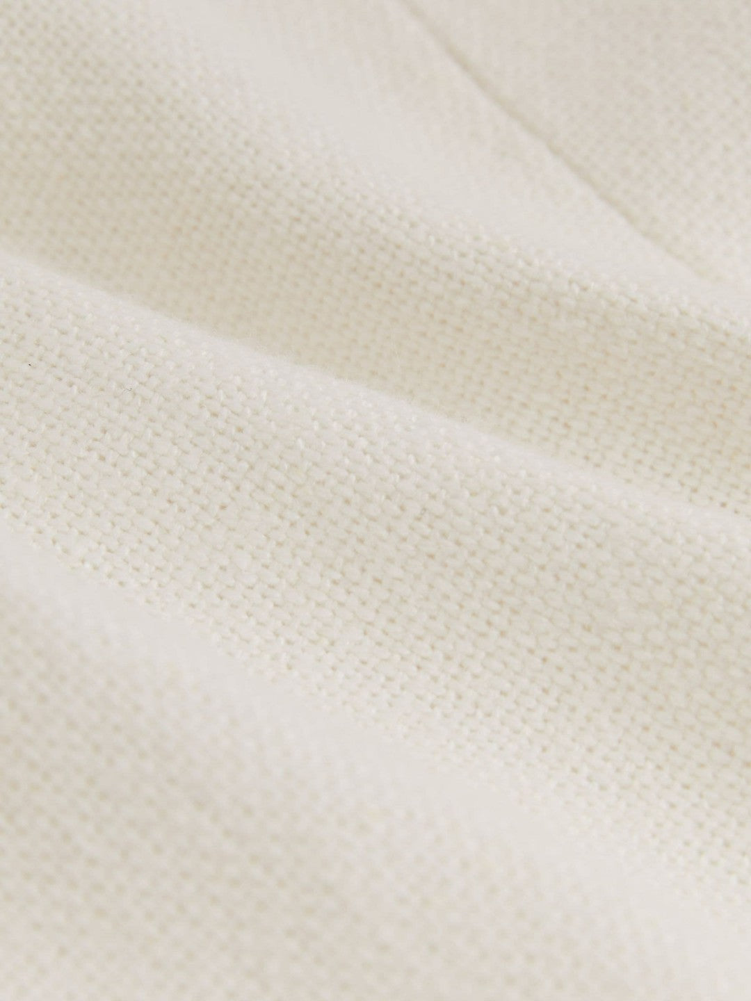 Petite Linen-Blend Double-Breasted Suit Jacket White | Womens