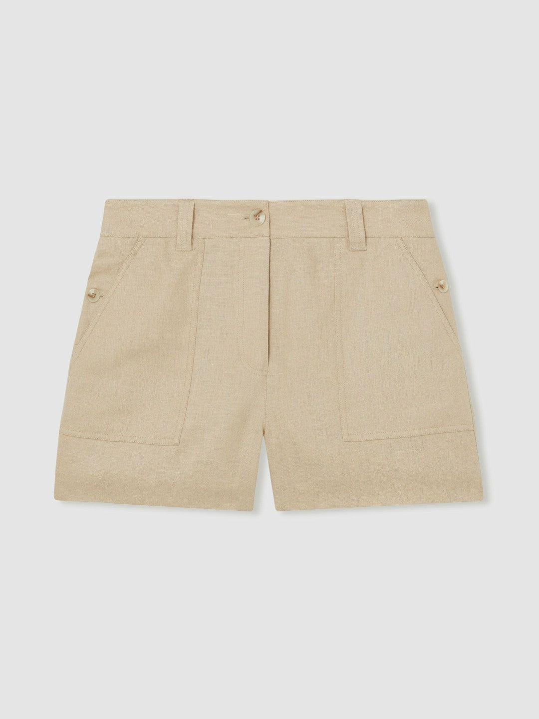 Linen Shorts Neutral | Womens