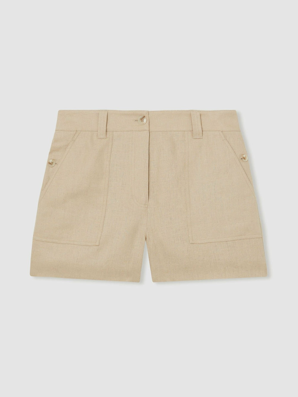 Linen Shorts Neutral | Womens