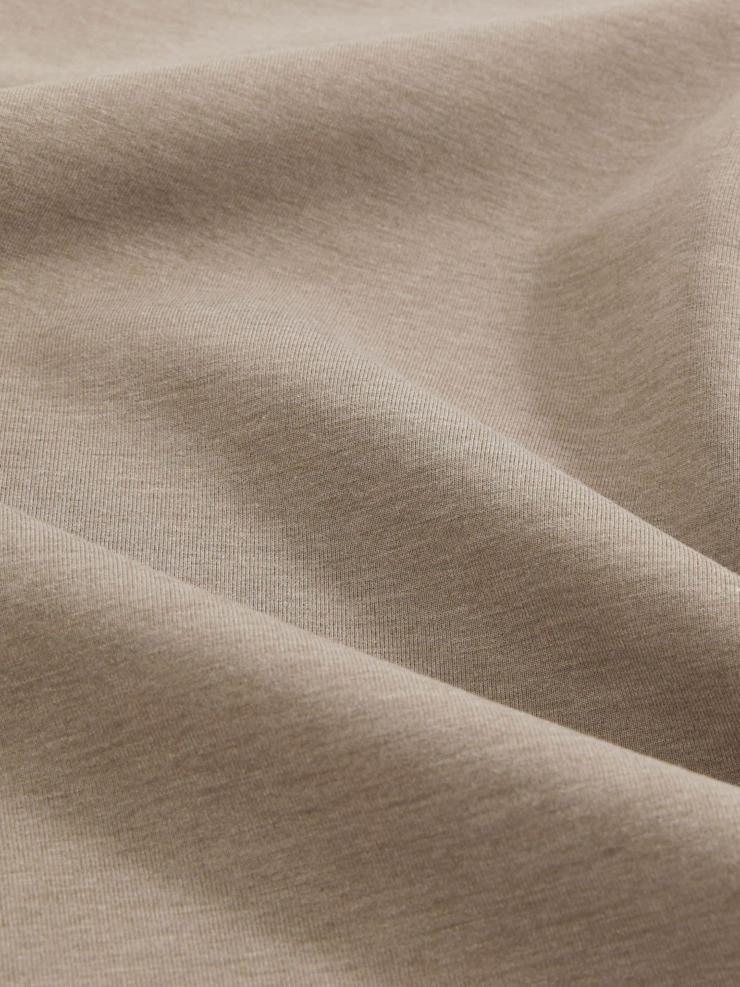 Interlock Jersey Crew Neck T-Shirt Taupe Brown | Mens