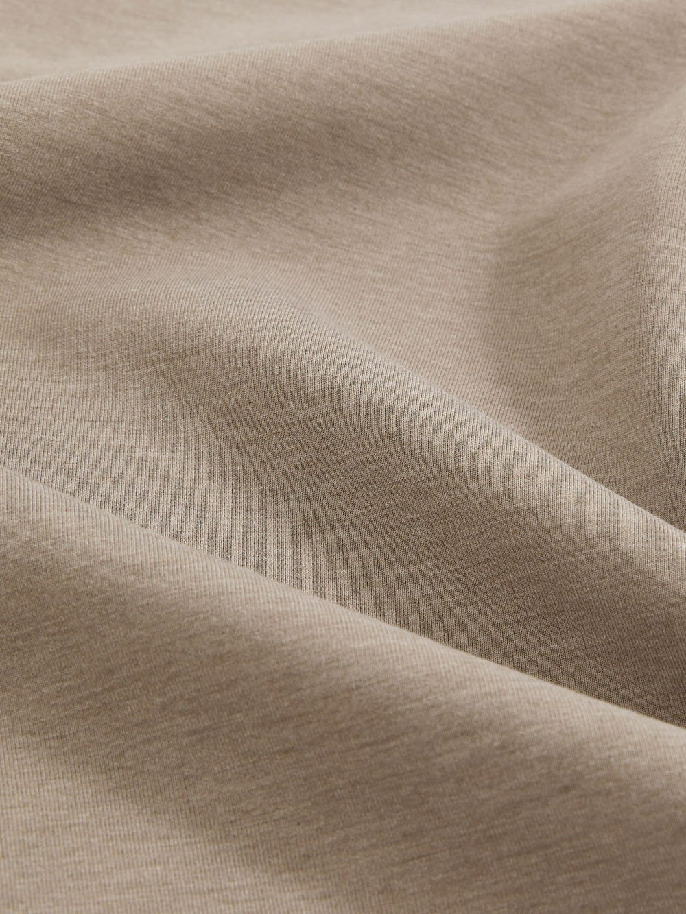 Interlock Jersey Crew Neck T-Shirt Taupe Brown | Mens
