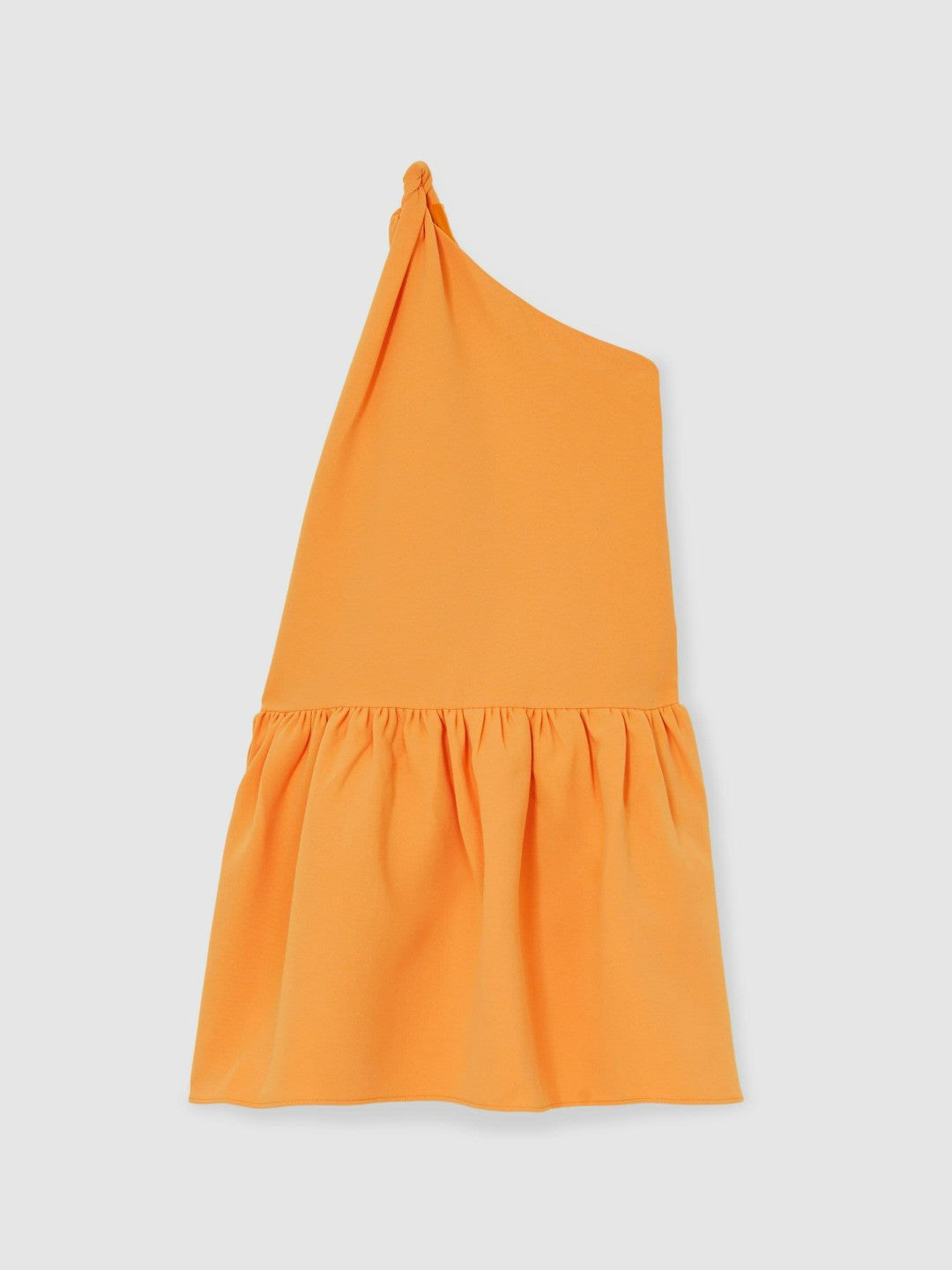 13-14 yrs One-Shoulder Tiered Dress Orange | Children