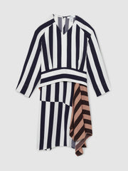 9-13 yrs Stripe-Print Handkerchief Dress Multi | Children