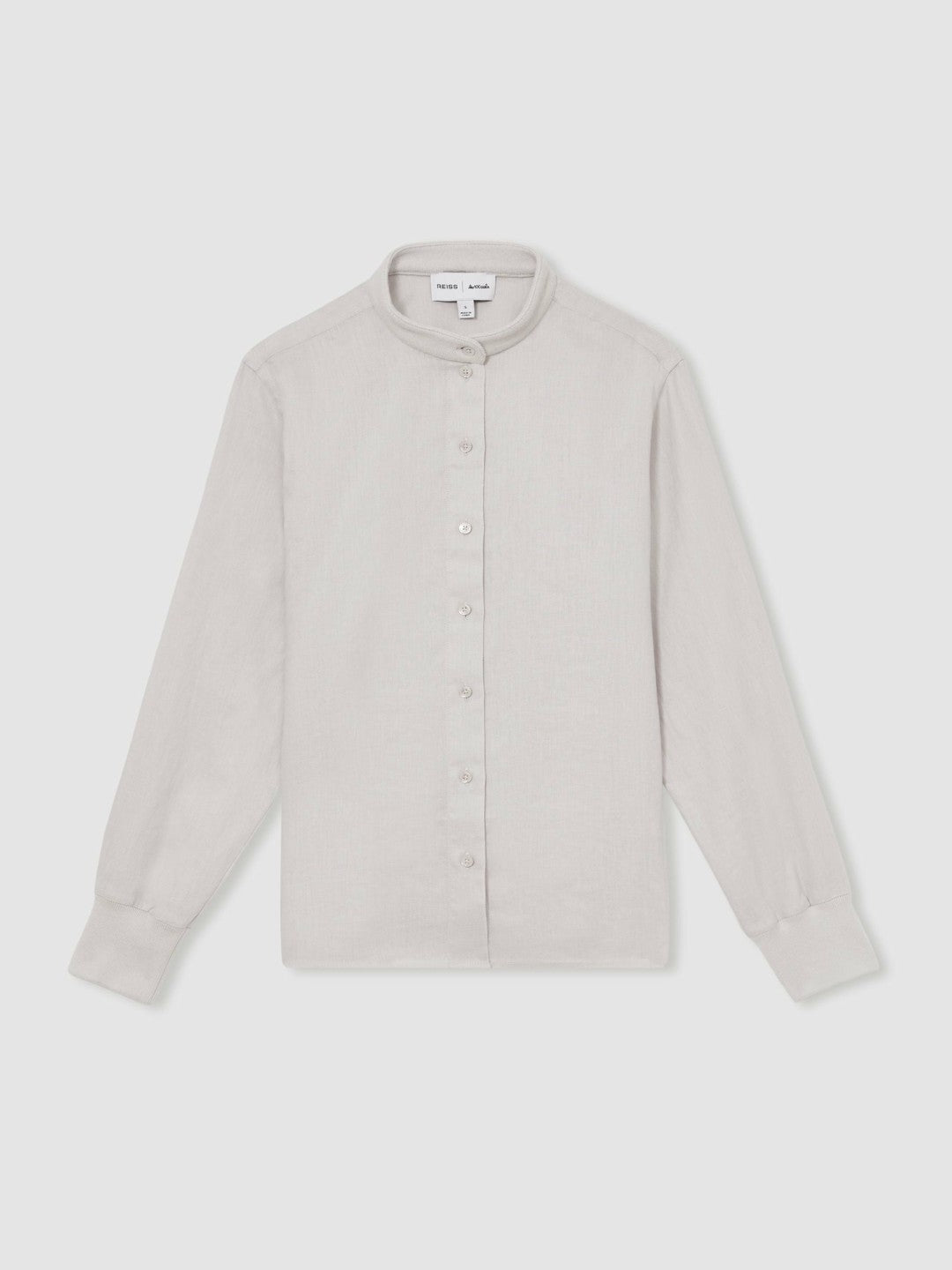 | Les 100 Ciels Linen Shirt Soft Grey | Womens