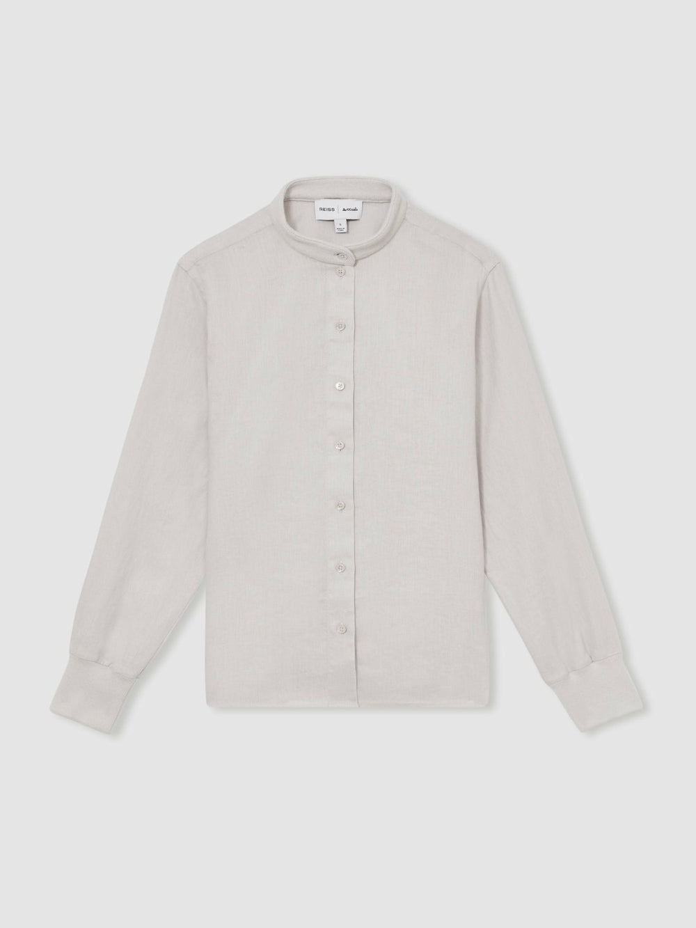 | Les 100 Ciels Linen Shirt Soft Grey | Womens