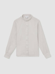 | Les 100 Ciels Linen Shirt Soft Grey | Womens