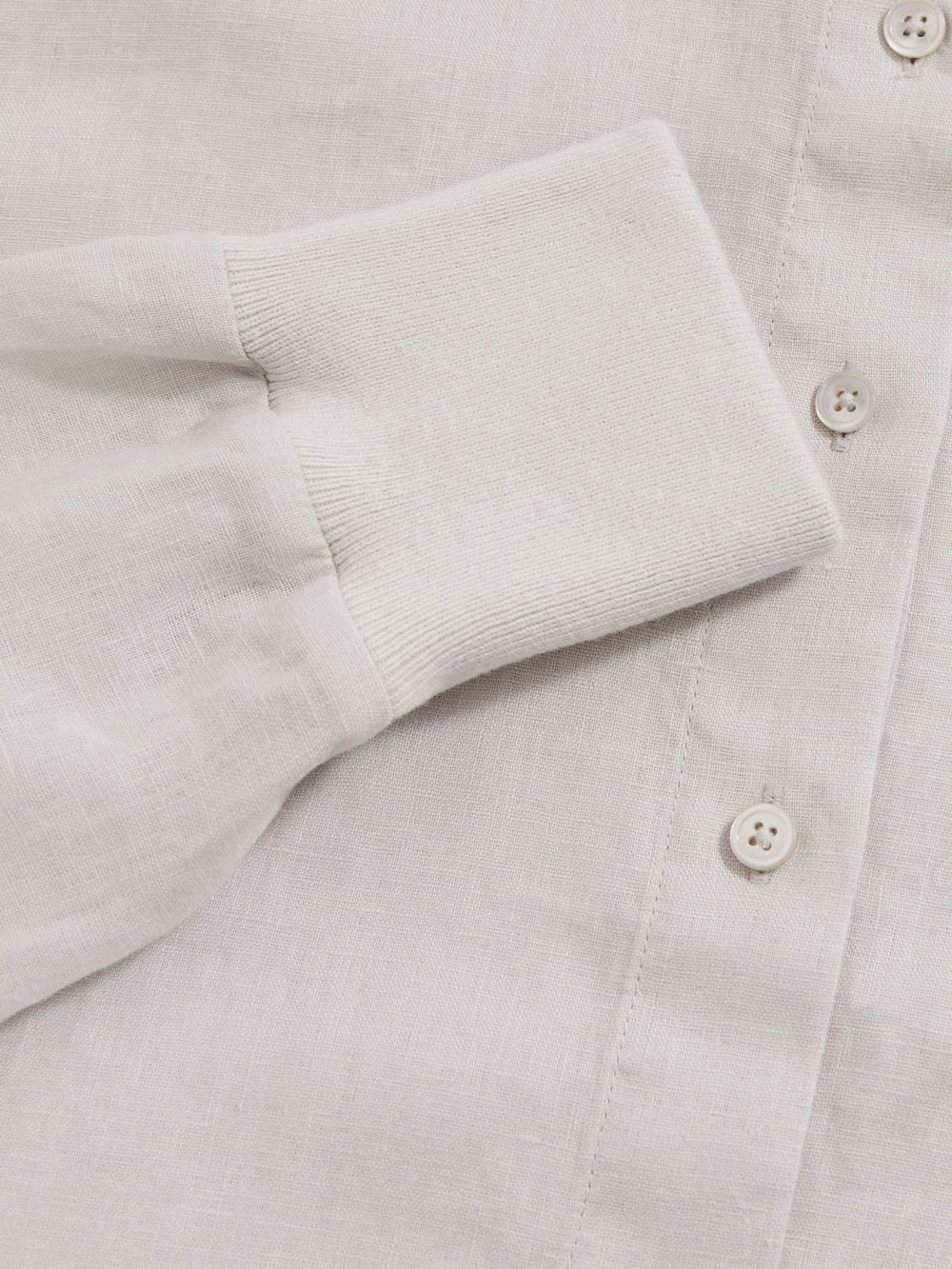 | Les 100 Ciels Linen Shirt Soft Grey | Womens