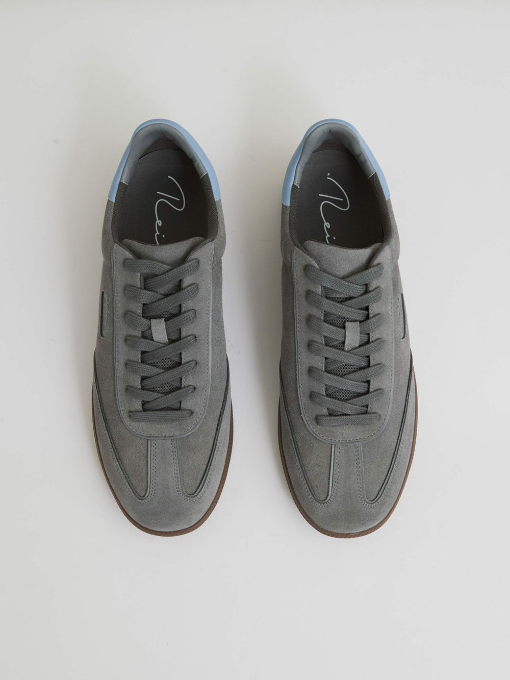 Suede Low-Top Trainers Dark Grey | Mens