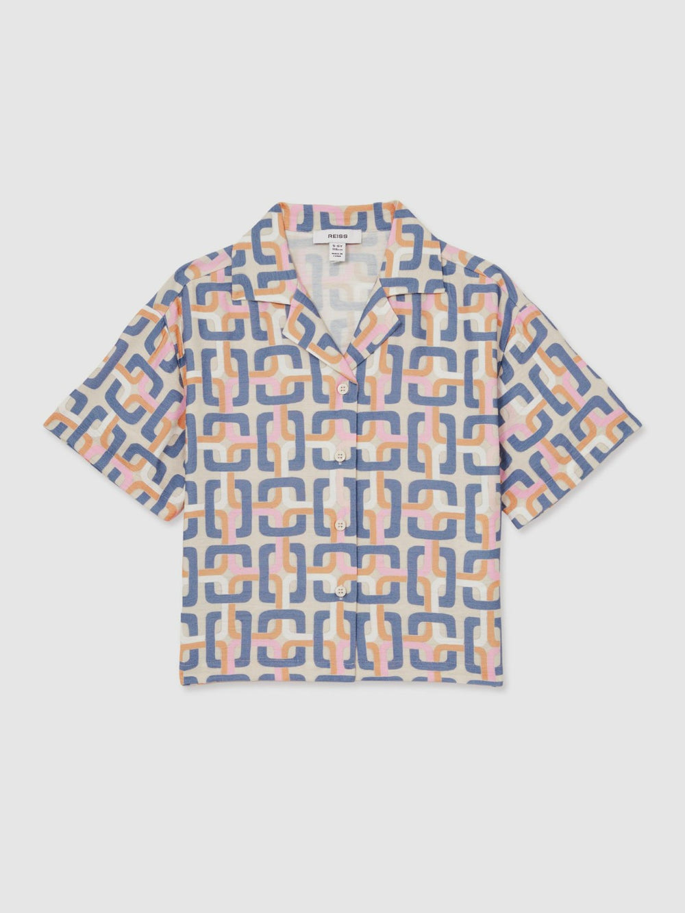 9-13 yrs Geometric Chain Print Shirt Multi | Children
