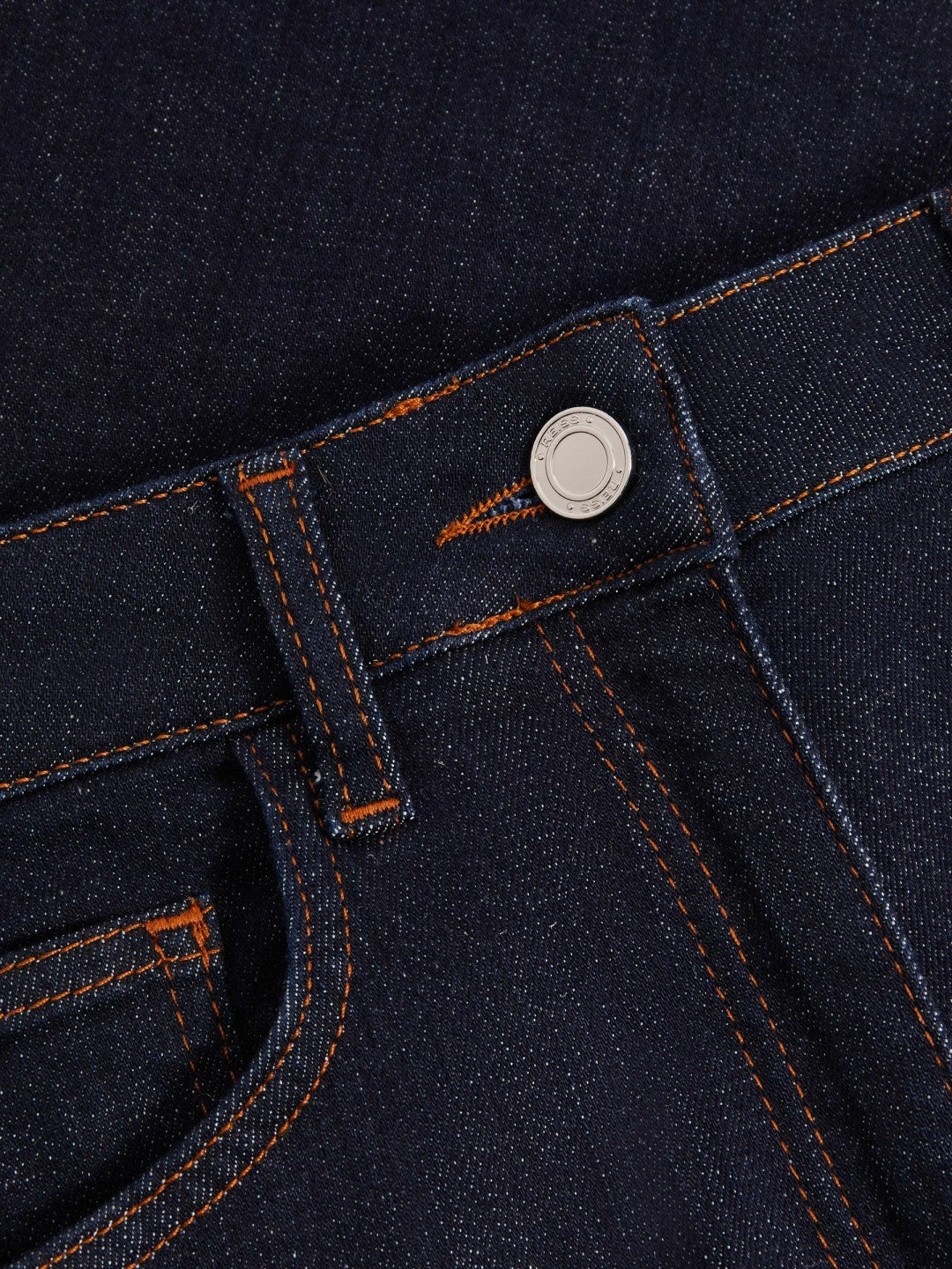 Petite Mid-Rise Flared Jeans Dark Blue | Womens
