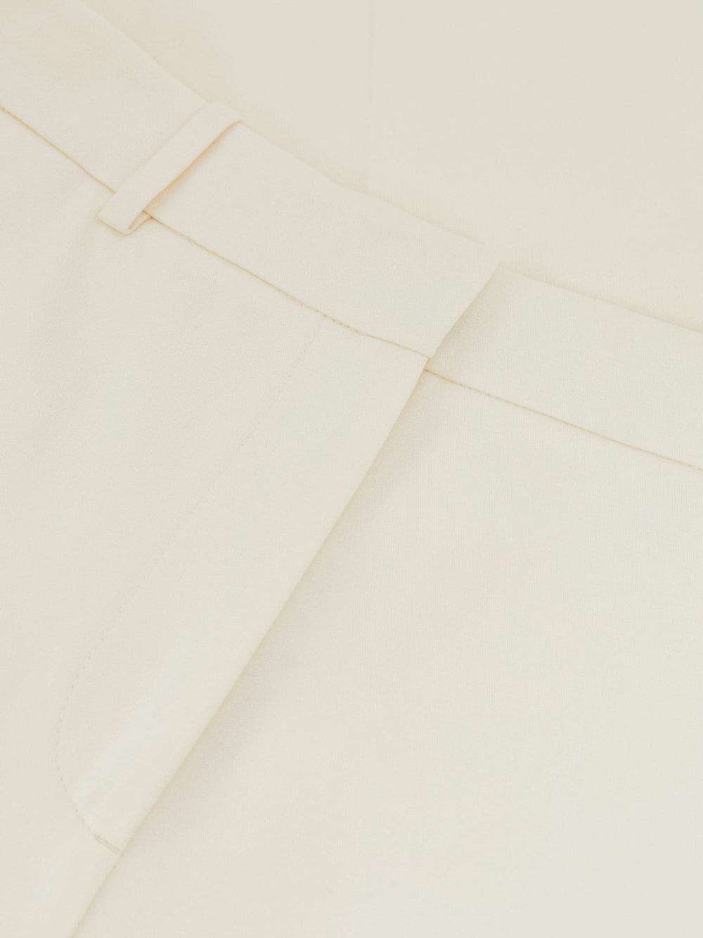 Wide Leg Tailored Trousers Cream | Womens