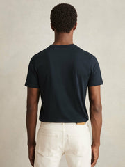 Cotton-Jersey Crew-Neck T-shirts 3 Pack Navy | Mens