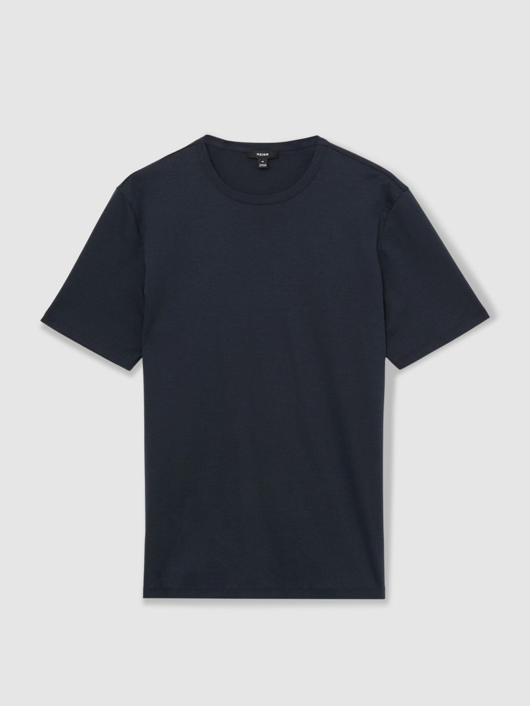 Mercerised-Cotton Crew-Neck T-Shirt Navy | Mens