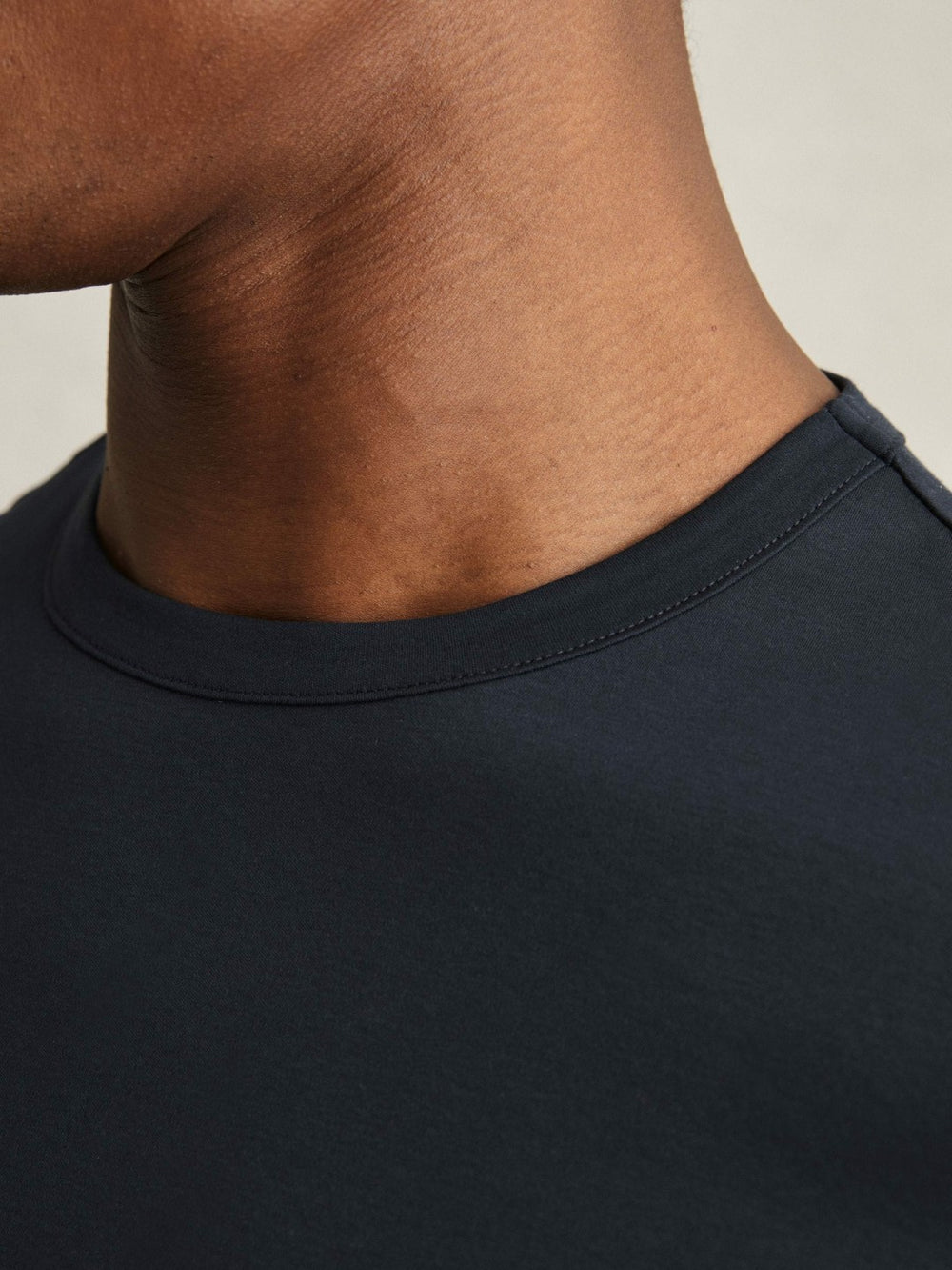 Mercerised-Cotton Crew-Neck T-Shirt Navy | Mens