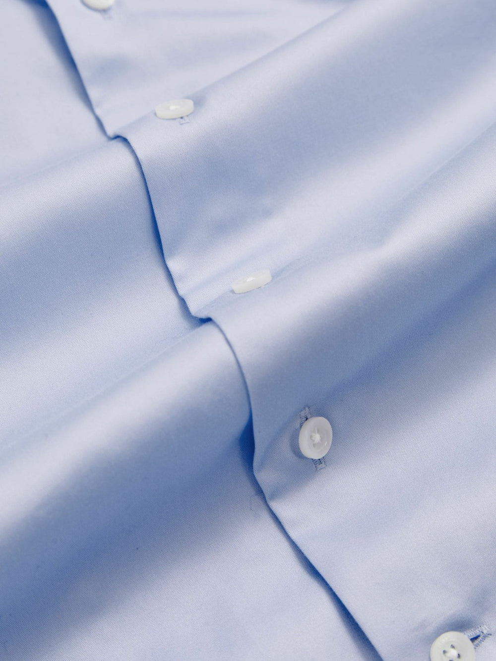 3-9 yrs Slim-Fit Cotton Shirt Soft Blue | Children