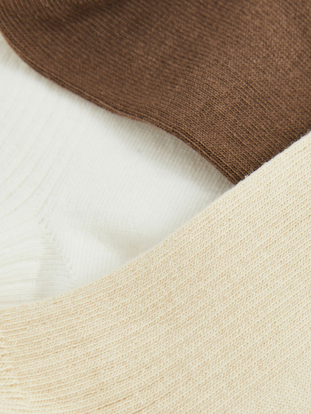 3 Pack of Trainer Socks Chocolate/White | Womens