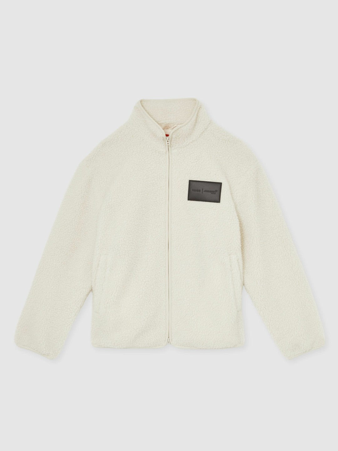 McLaren F1 Team Embroidered Fleece Jacket Unisex Fit Off White | Mens