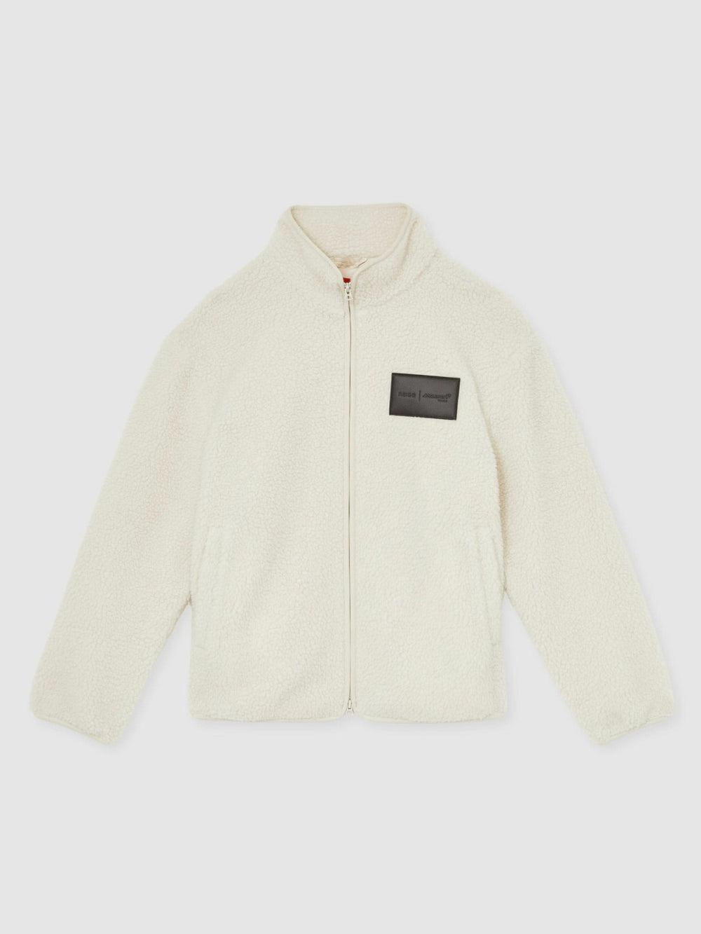 McLaren F1 Team Embroidered Fleece Jacket Unisex Fit Off White | Mens