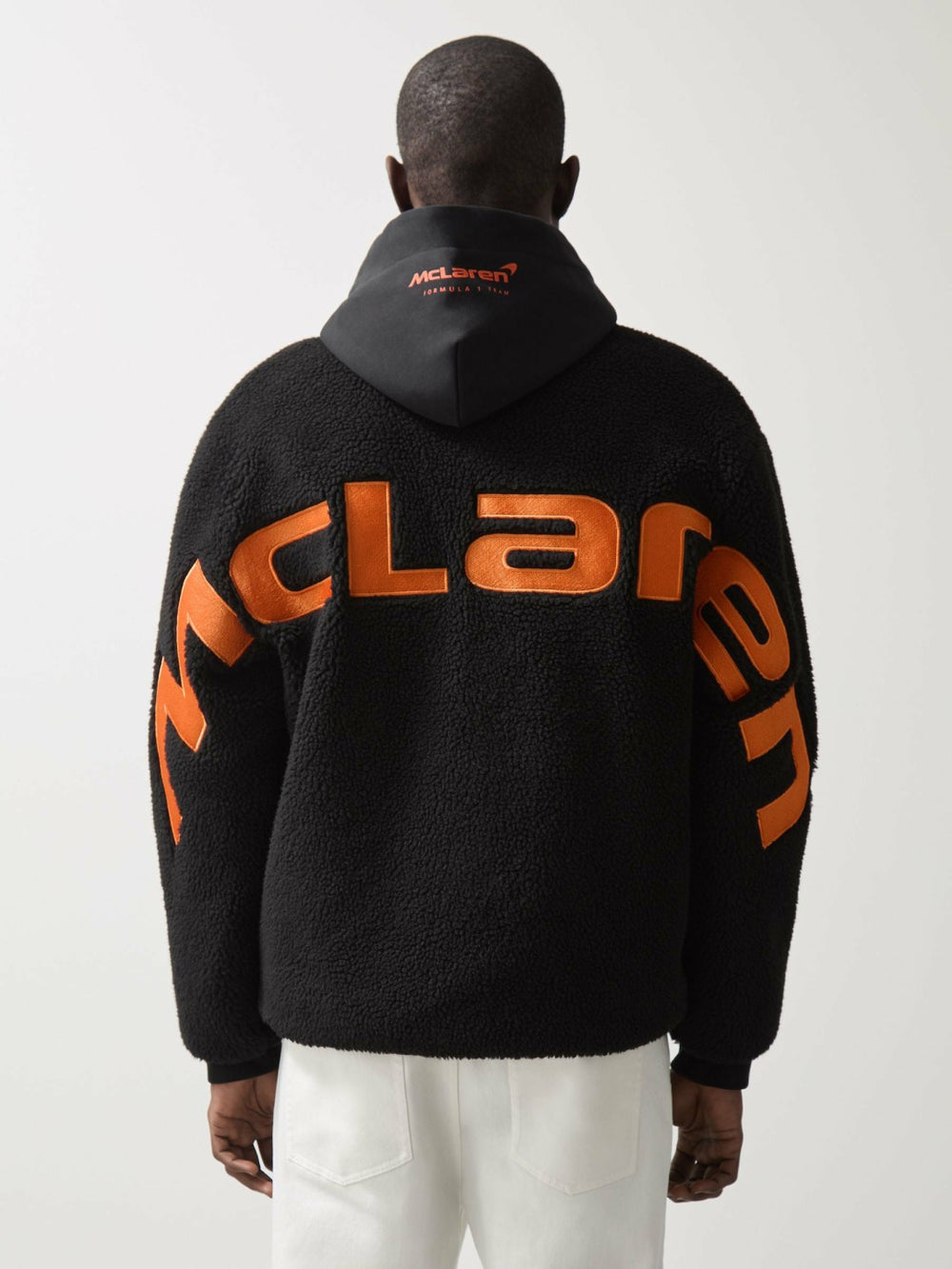 McLaren F1 Team Embroidered Fleece Jacket Unisex Fit Black | Mens