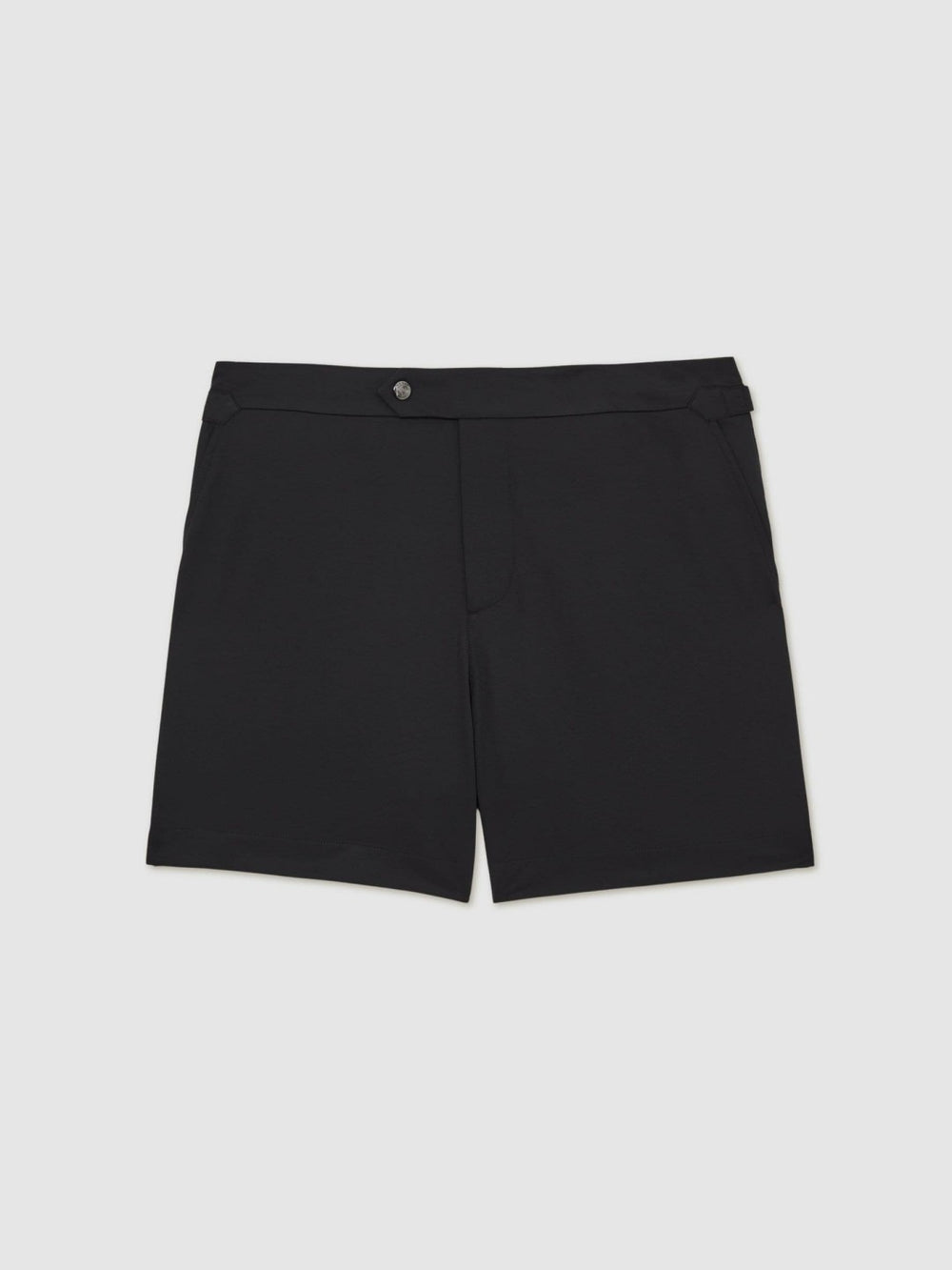 Side-Adjuster Swim Shorts Black | Mens