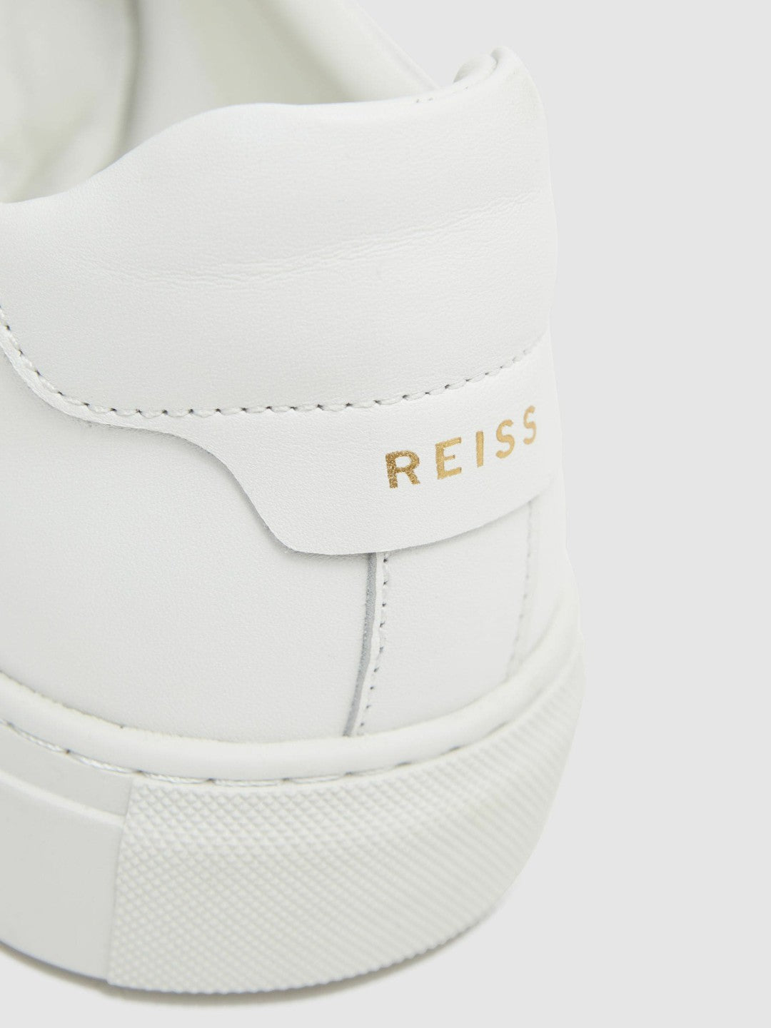 Leather Low-Top Trainers White | Mens