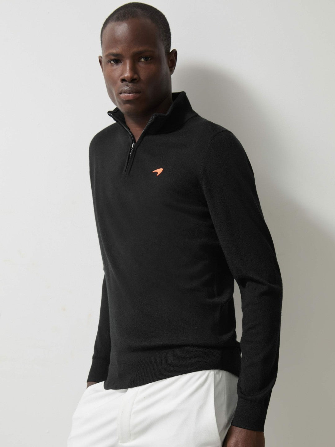 McLaren F1 Team Merino Half-Zip Jumper Black | Mens