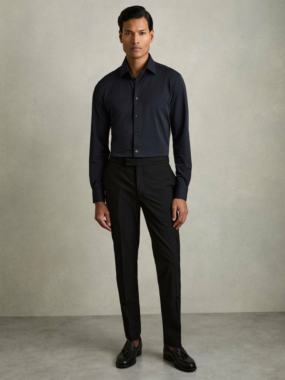 Long-Sleeve Travel Shirt Navy | Mens
