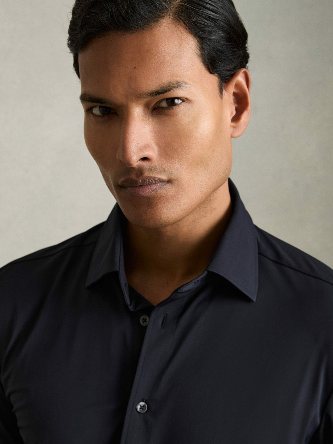 Long-Sleeve Travel Shirt Navy | Mens