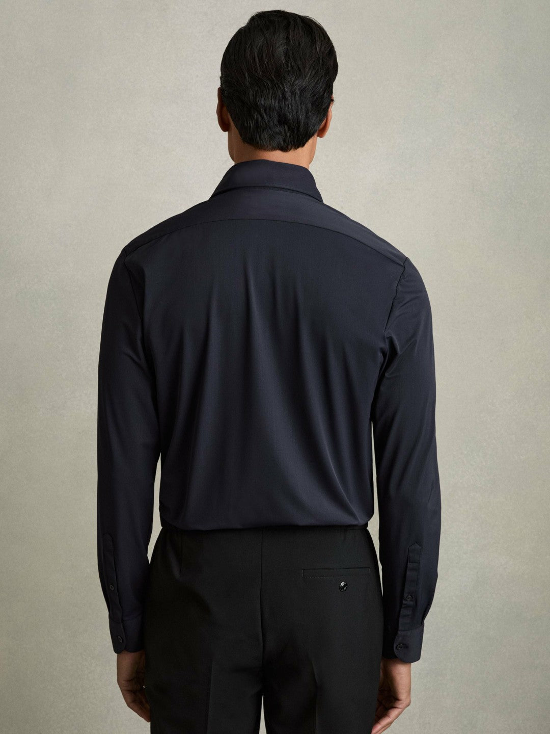 Long-Sleeve Travel Shirt Navy | Mens