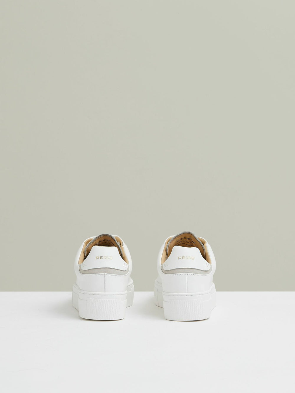 Leather Low-Top Trainers White | Womens