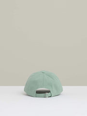 Cotton Logo-Embroidered Baseball Cap Washed Green | Mens
