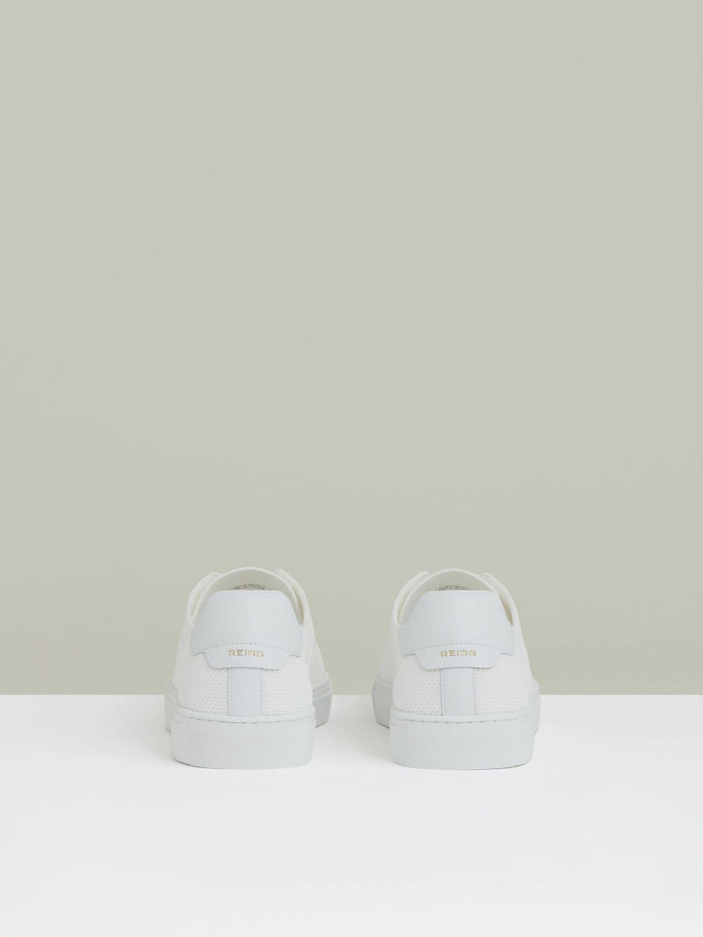 Knitted Low-Top Trainers White | Mens