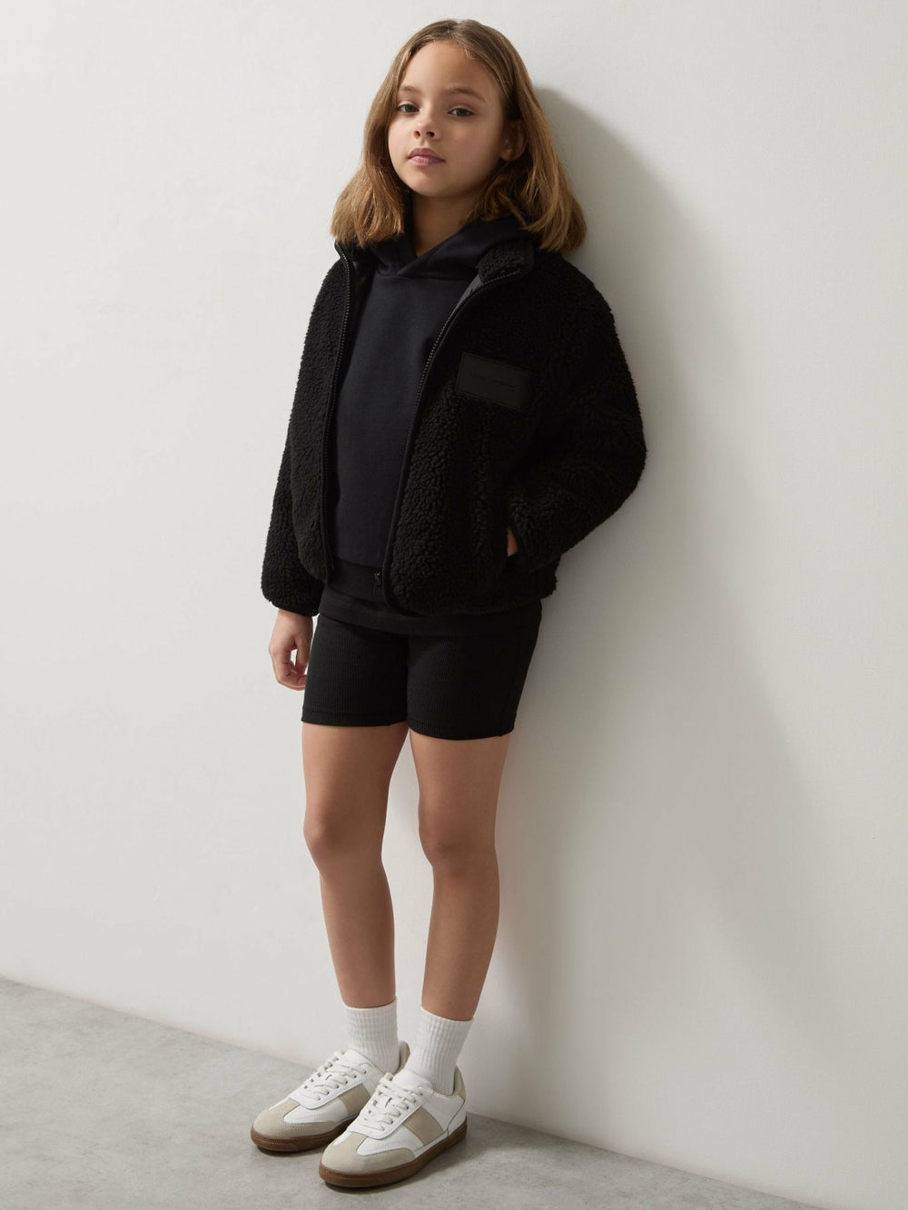 13-14 yrs Unisex Fit McLaren F1 Team Embroidered Fleece Jacket Black | Children