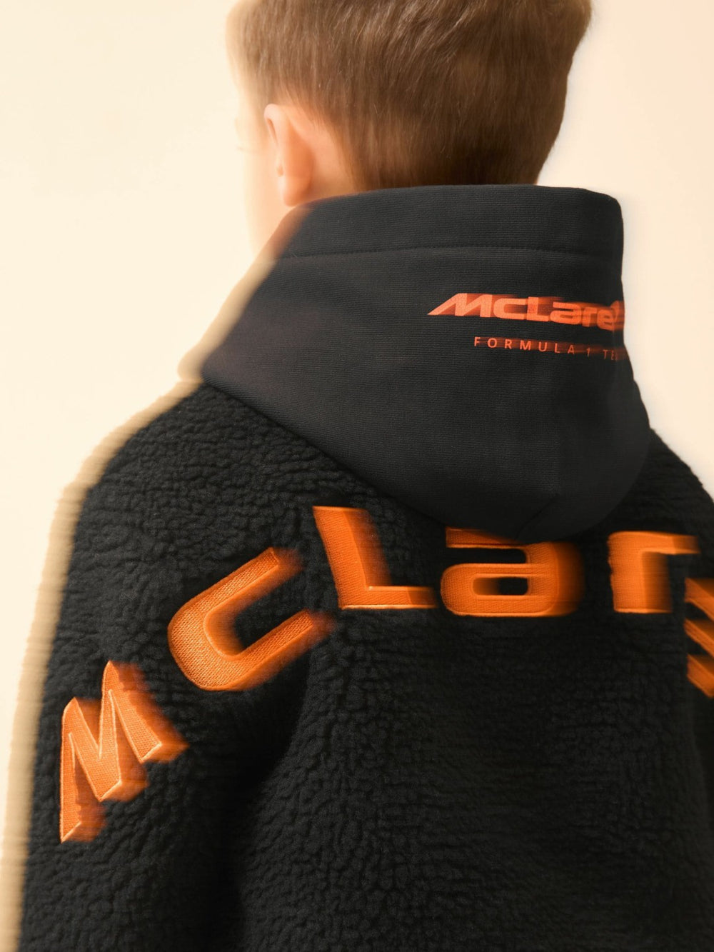 13-14 yrs Unisex Fit McLaren F1 Team Embroidered Fleece Jacket Black | Children