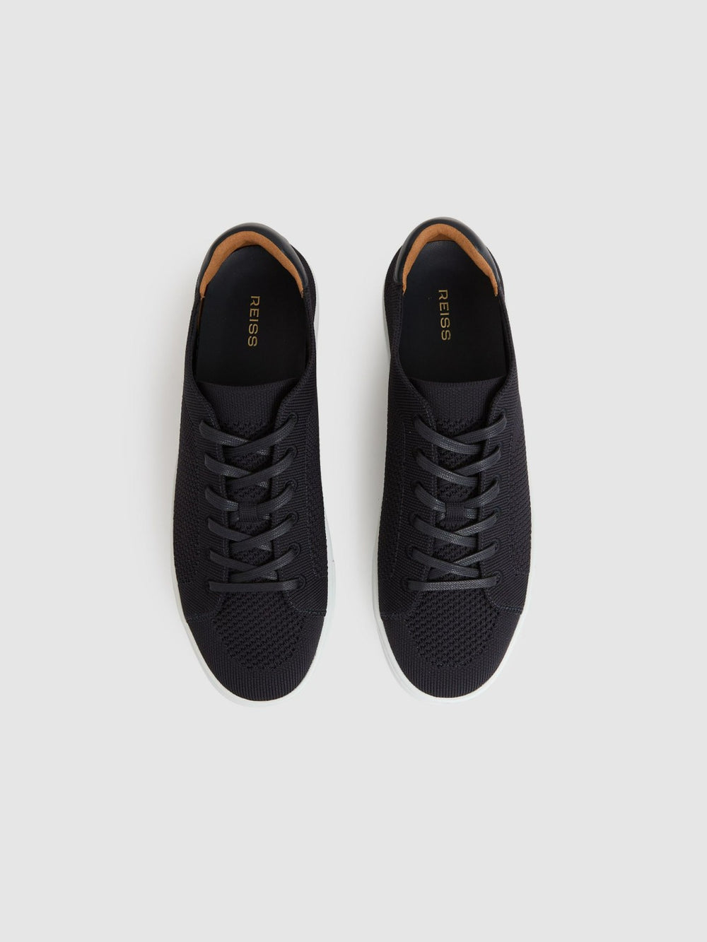 Knitted Low-Top Trainers Navy | Mens