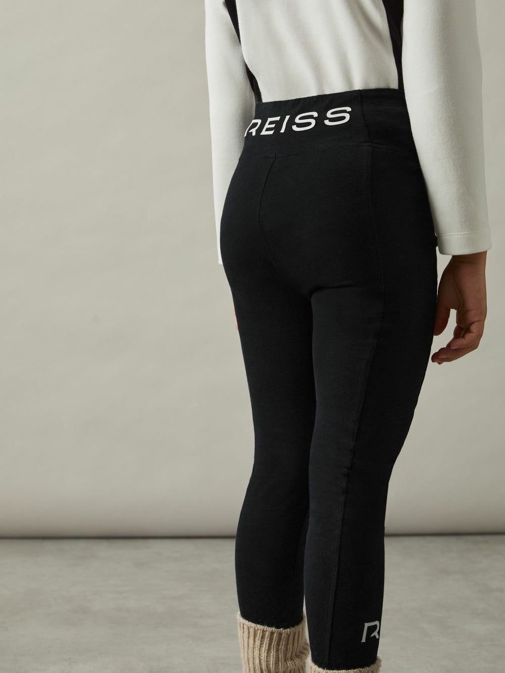 4-9 yrs Stretch Logo Print Leggings Black | Children