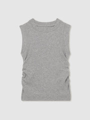 4-9 yrs Ruched Vest Top Grey | Children